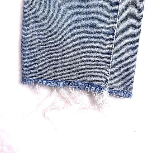 7 for all Mankind Womens Lux Vintage Edie Distressed Jeans Size 25 - Picture 7 of 12